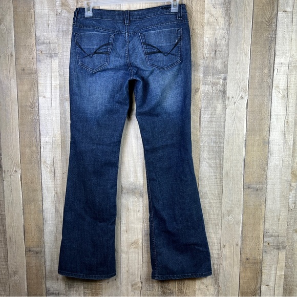 Refuge Premium Size 11 Dark Blue Wash Jeans Lo Rise w/5 Pockets & Belt Loops - Picture 2 of 15